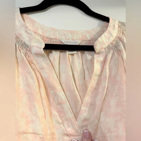 NWT Caslon Pink Oversized Blouse with Relaxed Long Sleeves 3x - Picture 4 of 9